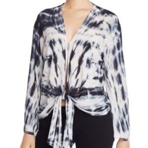 Young fabulous broke tie dye bell sleeve top